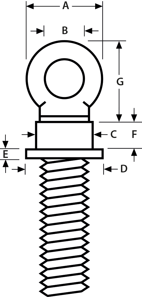 Plastic Eye Bolt